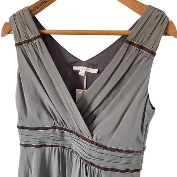 Boden New Silk Dress UK 10 Occasion Lined Sleeveless Fit Flare Mini Party MARK - Picture 4 of 9